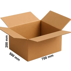 Cutie carton ondulat tip CO5 maro 700x500x200 mm