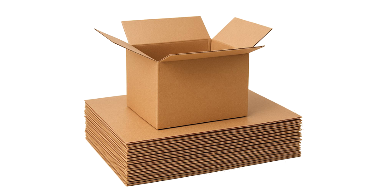 Cutie carton ondulat 300x200x160 mm, tip CO3, culoare maro - imagine 2