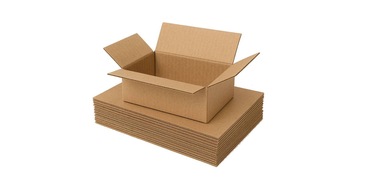 Cutie carton ondulat 700x500x300 mm, tip CO5, culoare maro - imagine 2