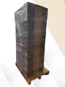 Palet cutie carton 200x200x140 mm, FEFCO 201, CO3, maro, 1200 buc.