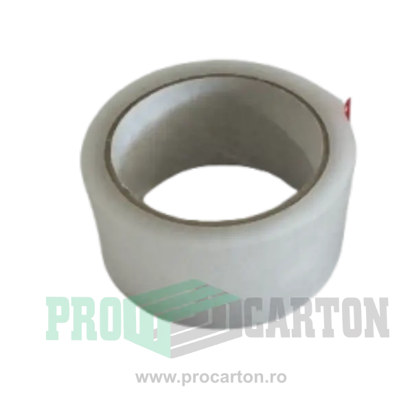 Bandă adezivă transparentă, acrilică, lungime 60m, lățime 48 mm, grosime 25 microni